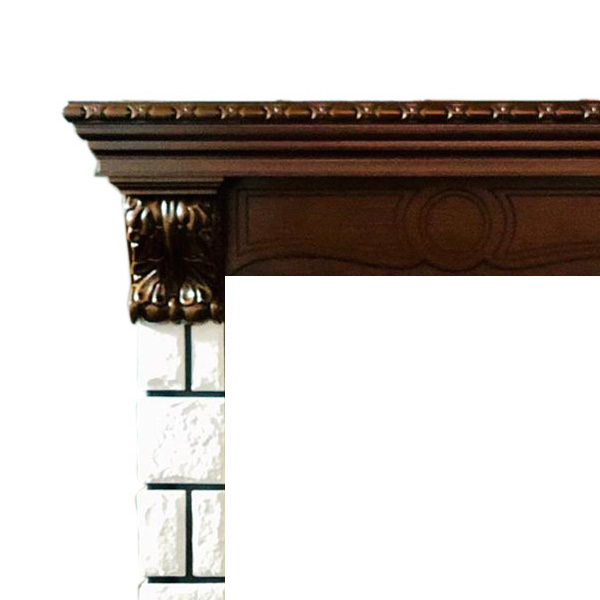 Royal Flame Pierre Luxe под очаг Vision 23 EF LED FX Темный дуб широкий портал