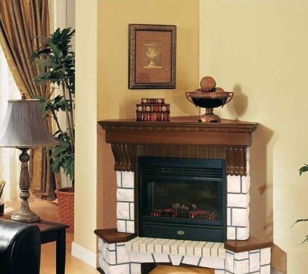 Royal Flame Pierre Luxe угл. с очагом Majestic FX / Fobos FX электрокамин с классическим очагом 2D