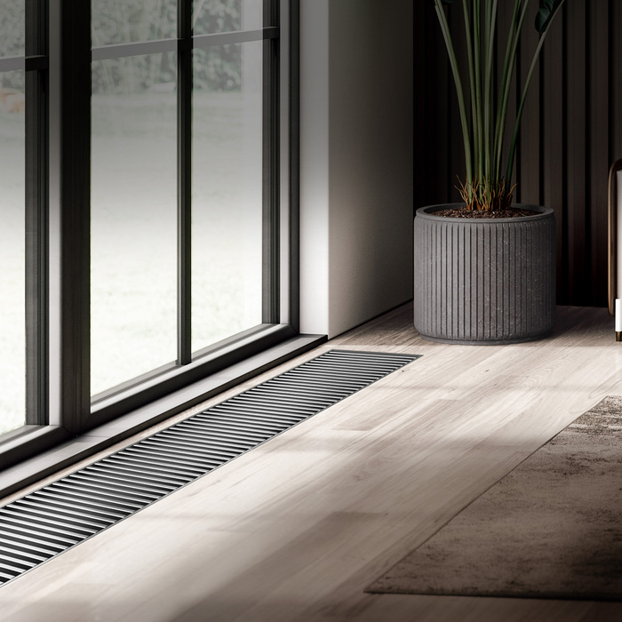 Royal Thermo ATRIUM TURBO-110/300/1100 внутрипольный конвектор