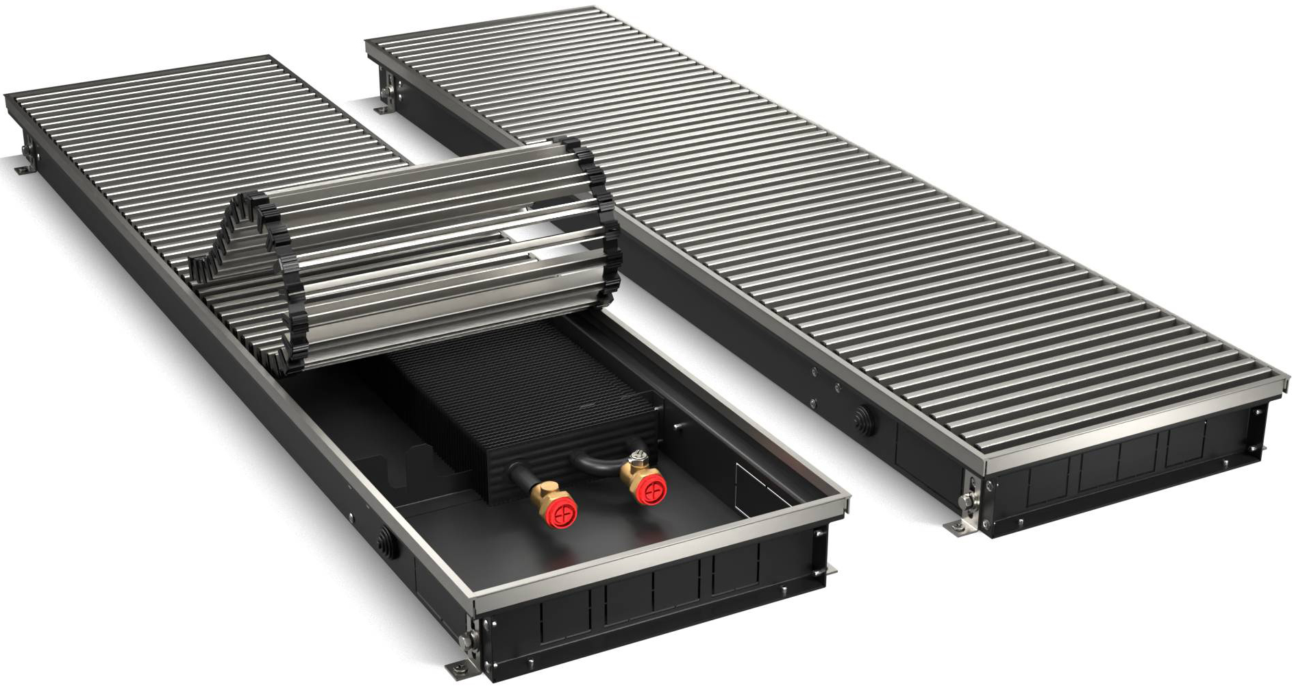 Royal Thermo ATRIUM TURBO-75/300/800 внутрипольный конвектор