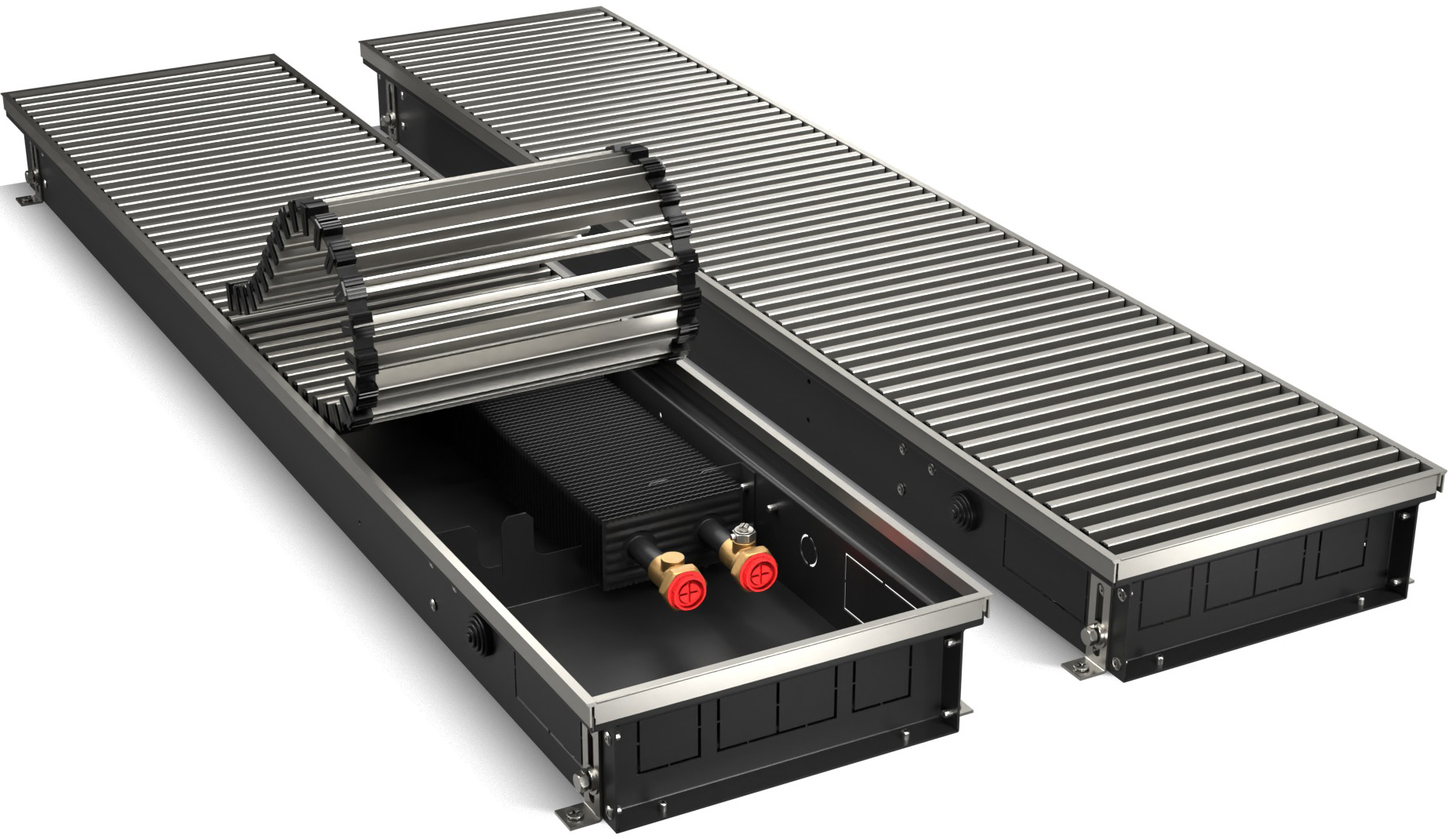 Royal Thermo ATRIUM TURBO-90/250/2100 внутрипольный конвектор