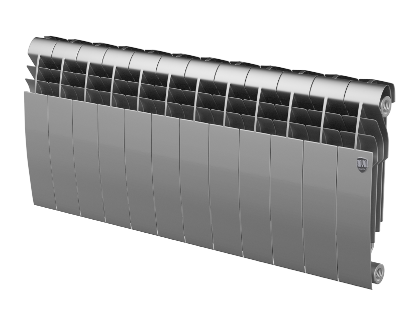 Royal Thermo Biliner 350 Silver Satin 12 секц. биметаллический радиатор