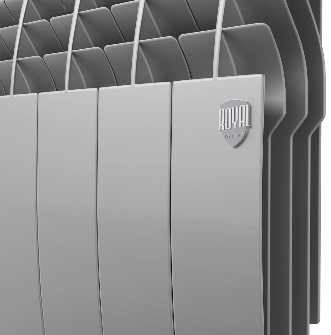 Royal Thermo BiLiner 350 /Silver Satin VR - 10 секц. биметаллический радиатор