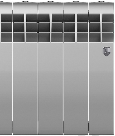 Royal Thermo BiLiner 350 Silver Satin VR80 - 12 секц. биметаллический радиатор
