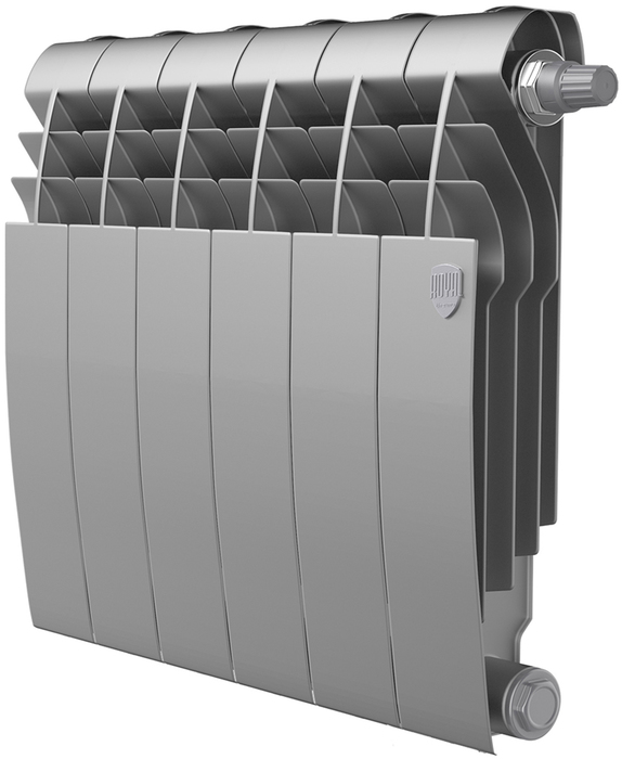 Royal Thermo BiLiner 350 Silver Satin VR80 - 6 секц. биметаллический радиатор