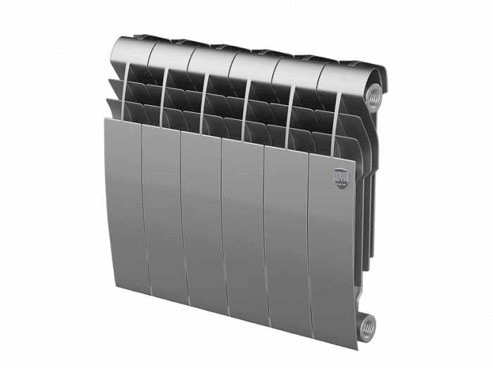 Royal Thermo Biliner 350 VD 6 секц. Silver Satin биметаллический радиатор