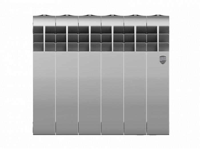 Royal Thermo Biliner 350 VD 6 секц. Silver Satin биметаллический радиатор