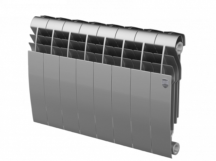 Royal Thermo Biliner 350 VD 8 секц. Silver Satin биметаллический радиатор