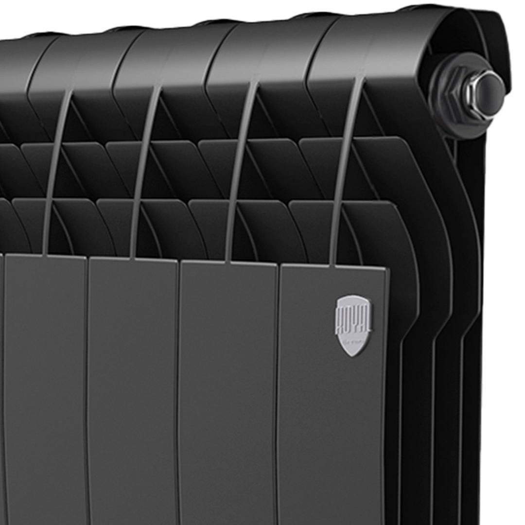 Royal Thermo BILINER B 350 Чёрный - 10 секц. биметаллический радиатор