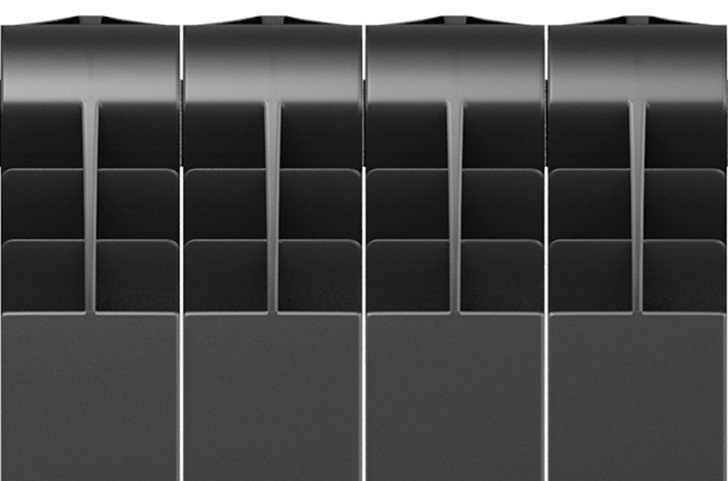 Royal Thermo BILINER B 350 Чёрный - 10 секц. биметаллический радиатор