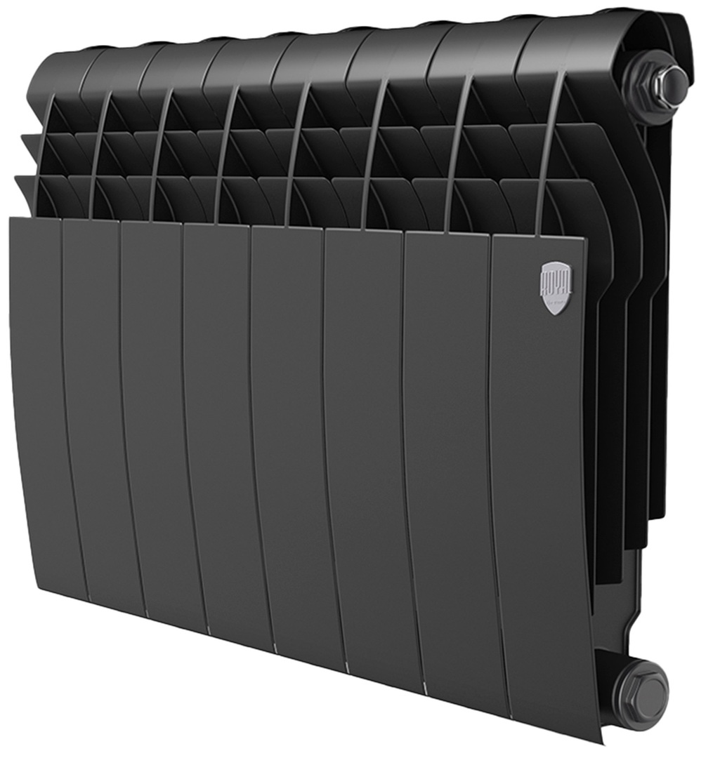 Royal Thermo BILINER B 350 Чёрный - 8 секц. биметаллический радиатор