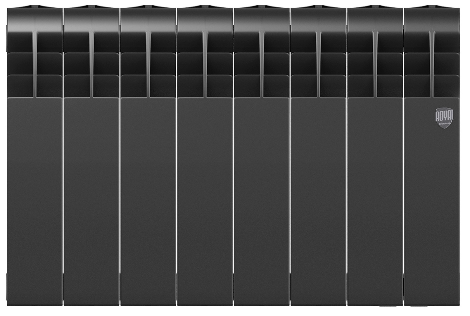 Royal Thermo BILINER B 350 Чёрный - 8 секц. биметаллический радиатор