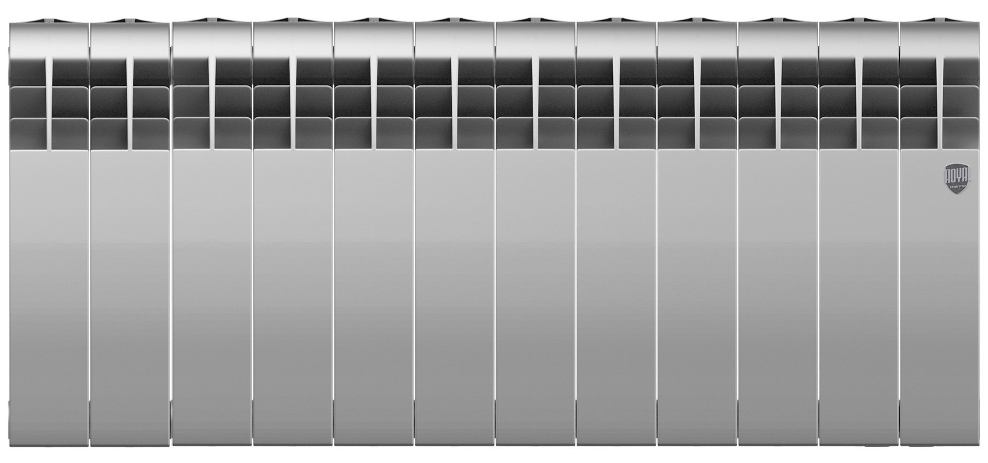 Royal Thermo BILINER B 350 Серебристый - 12 секц. биметаллический радиатор