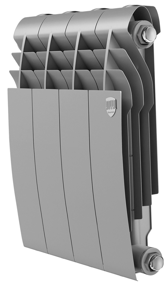 Royal Thermo BILINER B 350 Серебристый - 4 секц. биметаллический радиатор