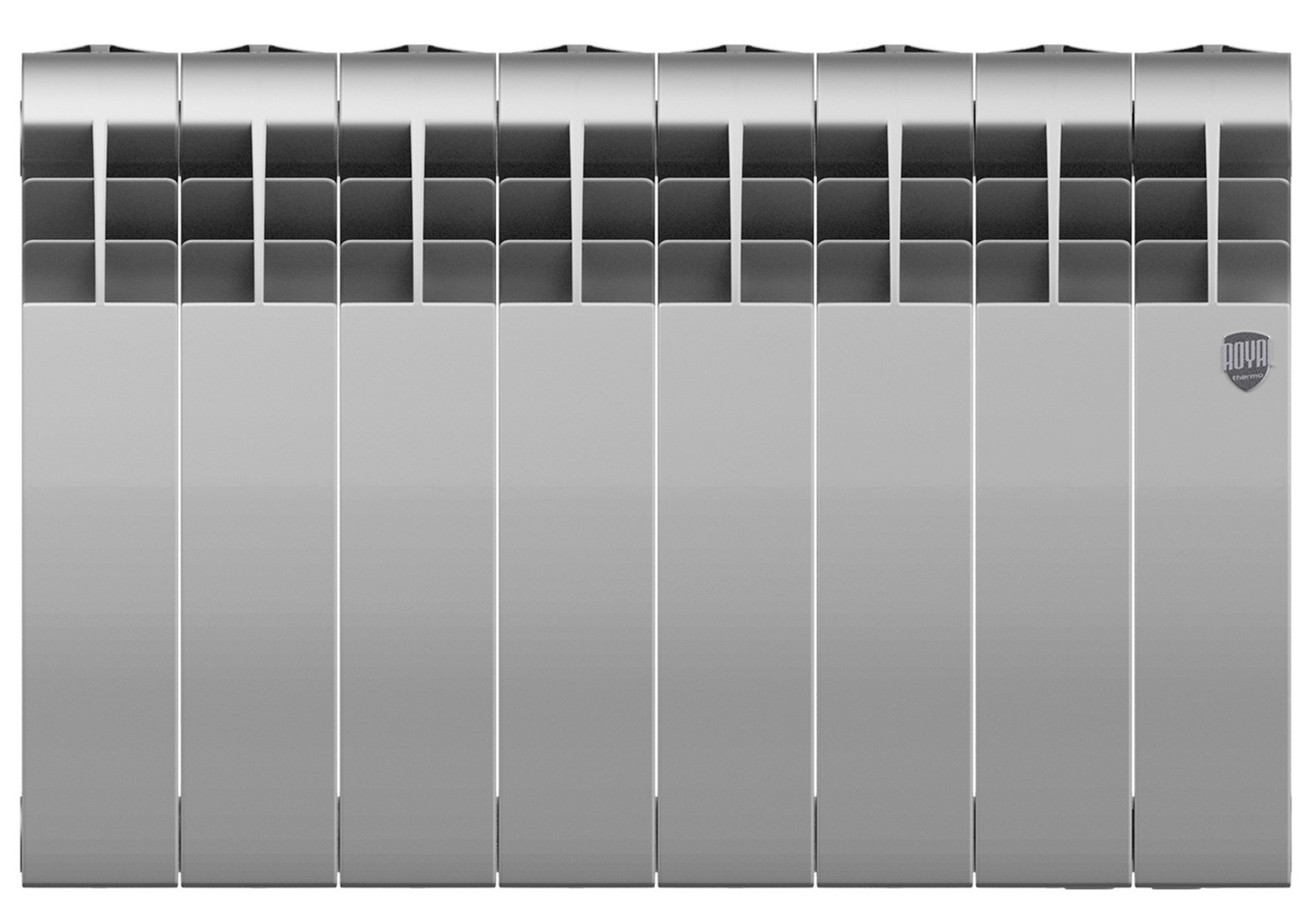 Royal Thermo BILINER B 350 Серебристый - 8 секц. биметаллический радиатор