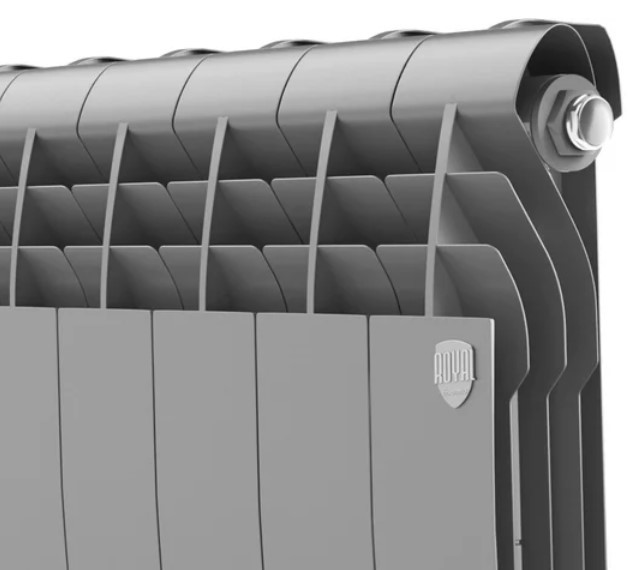 Royal Thermo BILINER B 350 Серебристый - 8 секц. биметаллический радиатор