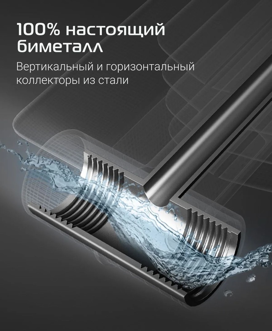 Royal Thermo BILINER B 500 Белый - 6 секц. биметаллический радиатор