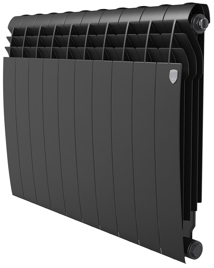 Royal Thermo BILINER B 500 Чёрный - 10 секц. биметаллический радиатор