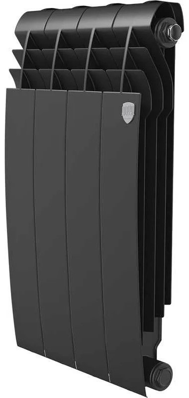 Royal Thermo BILINER B 500 Чёрный - 4 секц. биметаллический радиатор