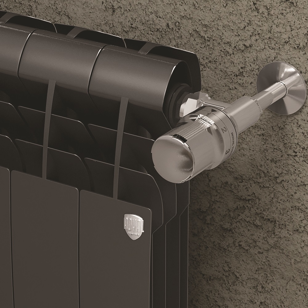 Royal Thermo BILINER B 500 Чёрный - 8 секц. биметаллический радиатор