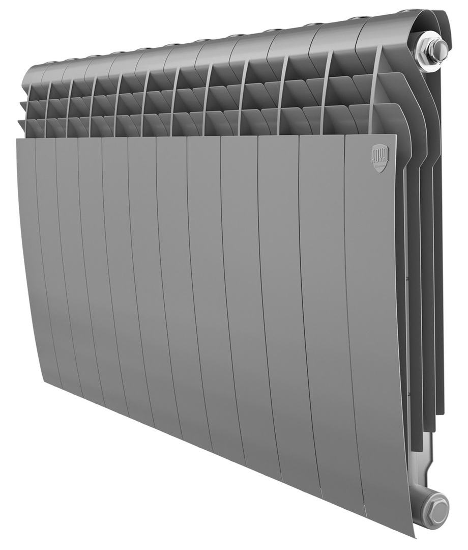 Royal Thermo BILINER B 500 Серебристый - 12 секц. биметаллический радиатор