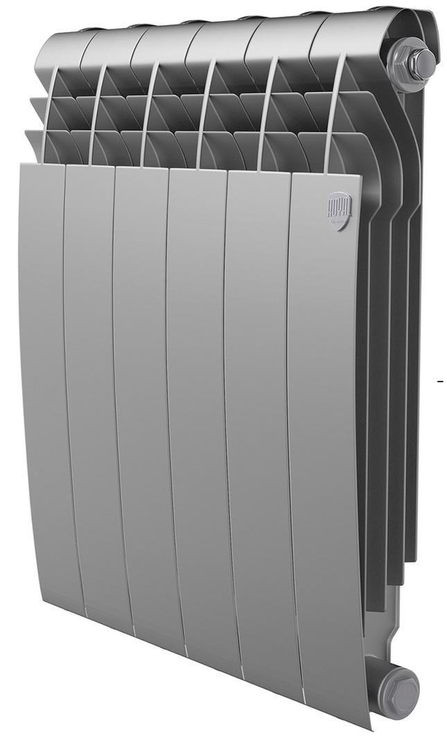 Royal Thermo BILINER B 500 Серебристый - 6 секц. биметаллический радиатор