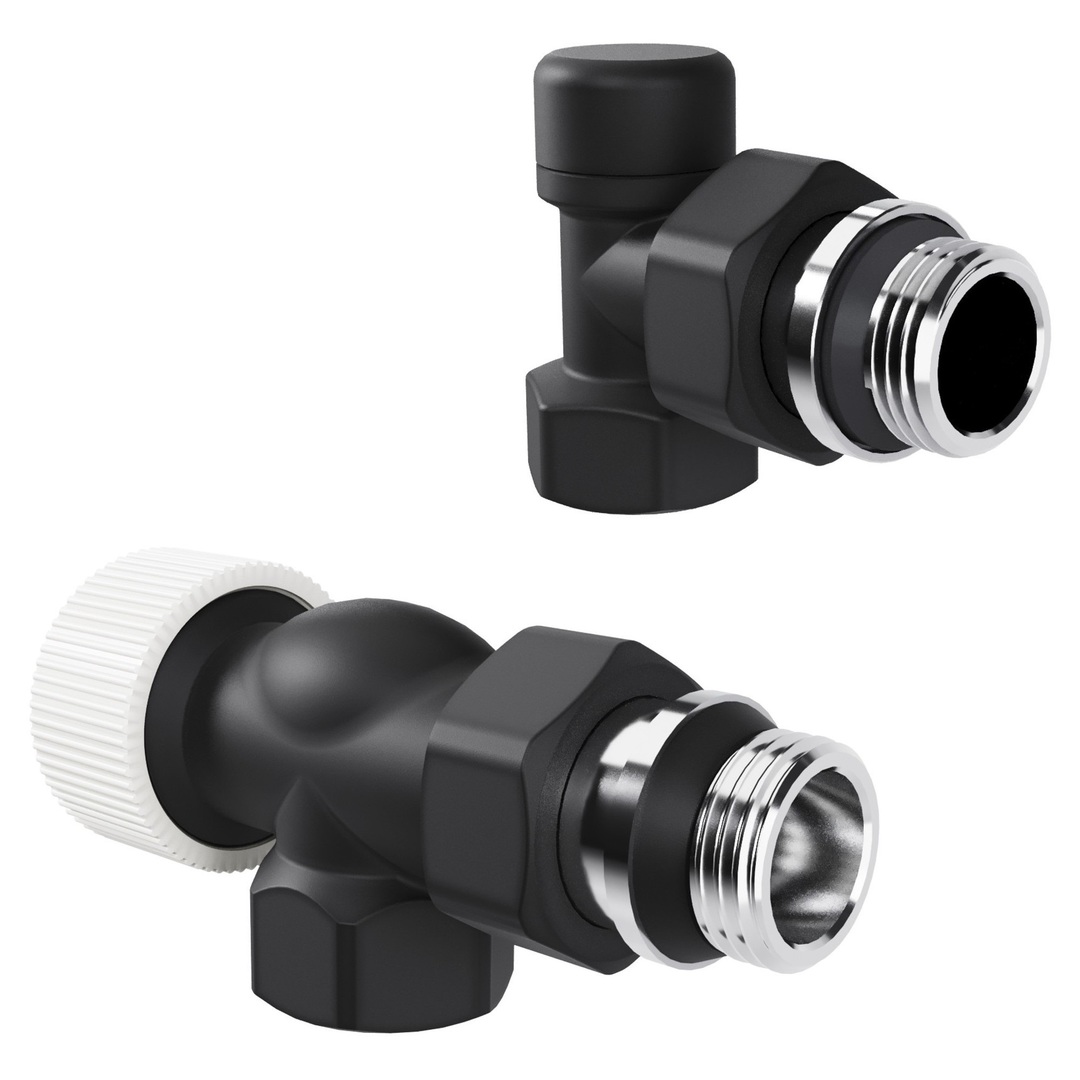 Royal Thermo Design 1/2"М30х1,5 (Черный), осевой набор термостатический