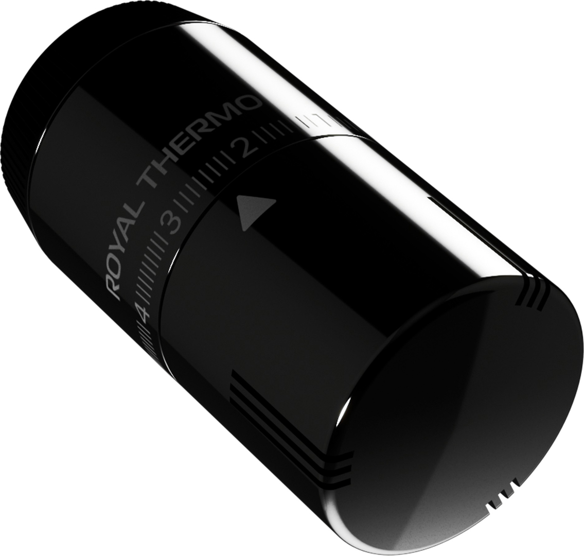 Royal Thermo Design Pro М30х1,5 (хром черный) термоголовка