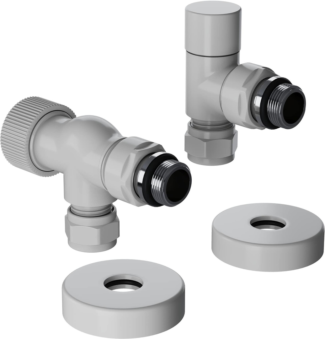 Royal Thermo DESIGN PRO осевой М30х1,5 1/2" (белый) термостатический вентиль