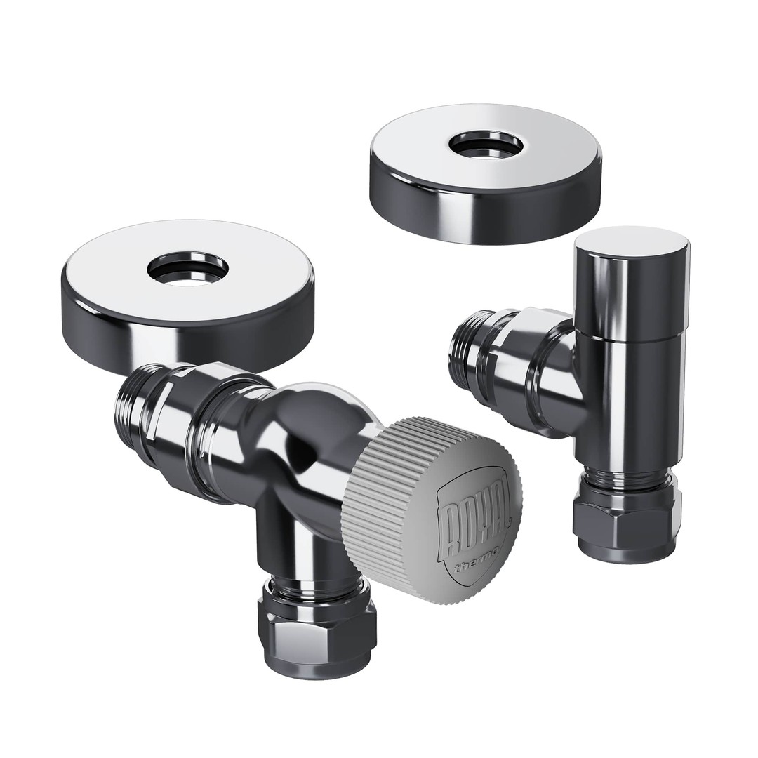 Royal Thermo DESIGN PRO осевой М30х1,5 1/2" (хром) набор термостатический