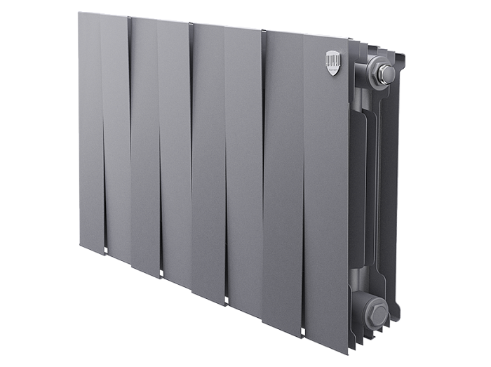 Royal Thermo Piano Forte 300 /Silver Satin 8 секц. биметаллический радиатор