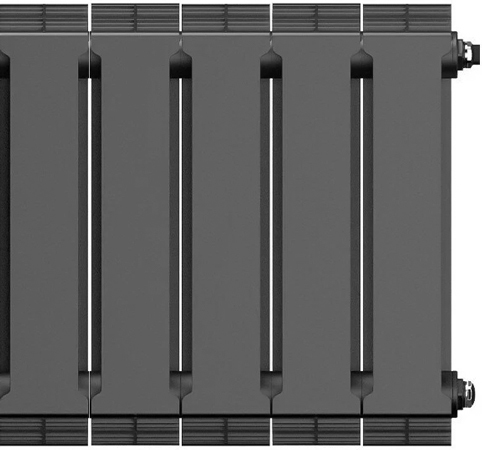 Royal Thermo PianoForte 200 Чёрный - 18 секц. биметаллический радиатор