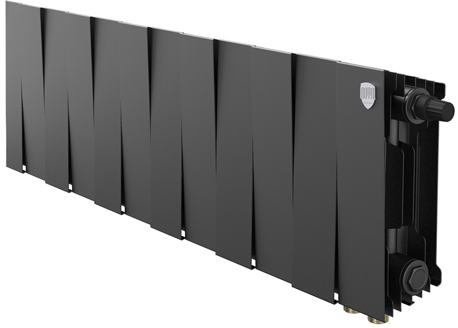 Royal Thermo PianoForte 200 Чёрный VR80- 12 секц. биметаллический радиатор