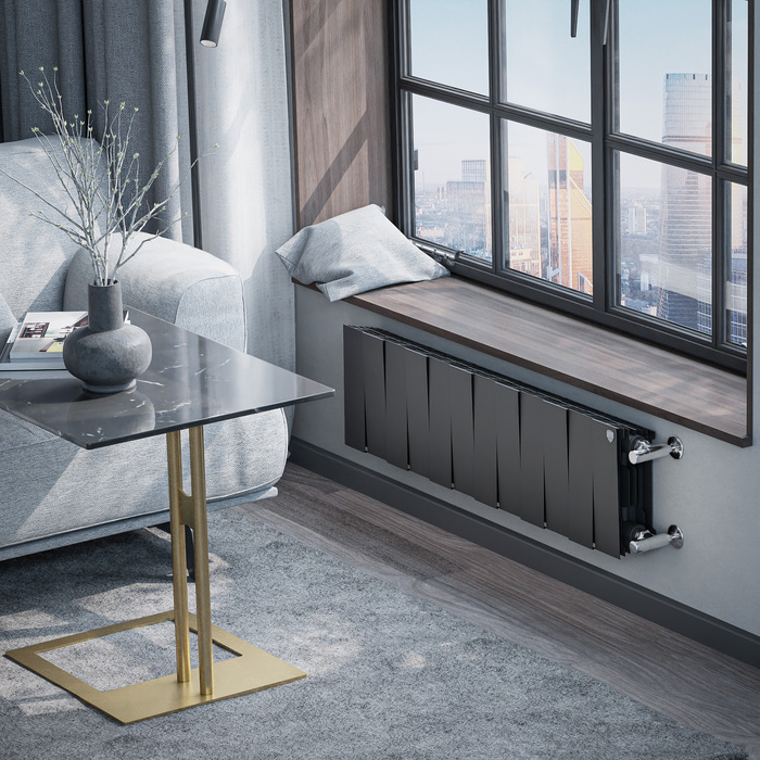 Royal Thermo PianoForte 200 /Noir Sable - 12 секц. биметаллический радиатор
