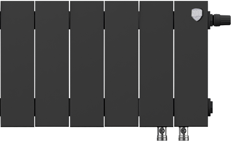 Royal Thermo PianoForte 200 /Noir Sable - 12 секц. VDR биметаллический радиатор