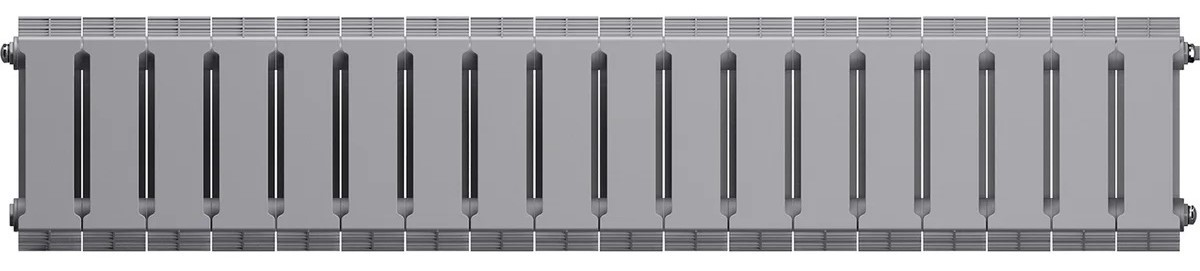 Royal Thermo PianoForte 200 Серебристый - 18 секц. биметаллический радиатор