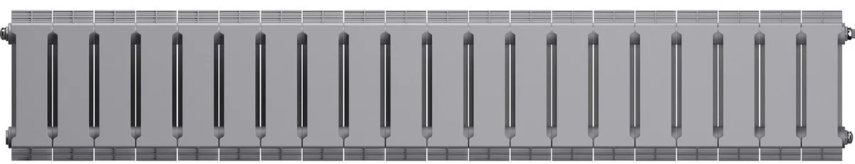 Royal Thermo PianoForte 200 Серебристый - 20 секц. биметаллический радиатор