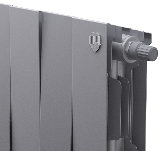 Royal Thermo PianoForte 200 /Silver Satin - 18 секц. VDR биметаллический радиатор