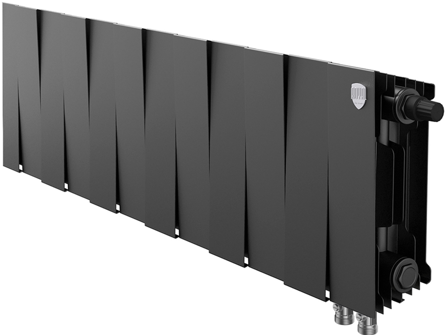 Royal Thermo Pianoforte 200 VD 12 секц. Noir Sable биметаллический радиатор