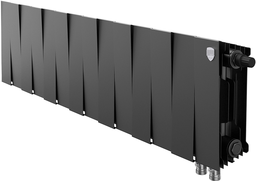 Royal Thermo Pianoforte 200 VD- 14 секц. Noir Sable биметаллический радиатор