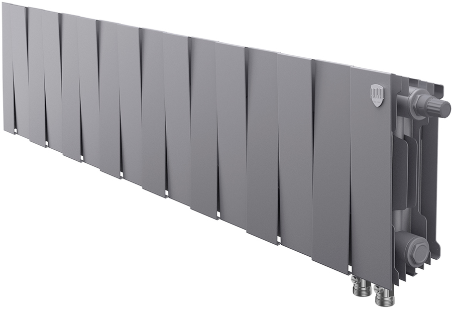 Royal Thermo Pianoforte 200 VD 16 секц. Silver Satin биметаллический радиатор