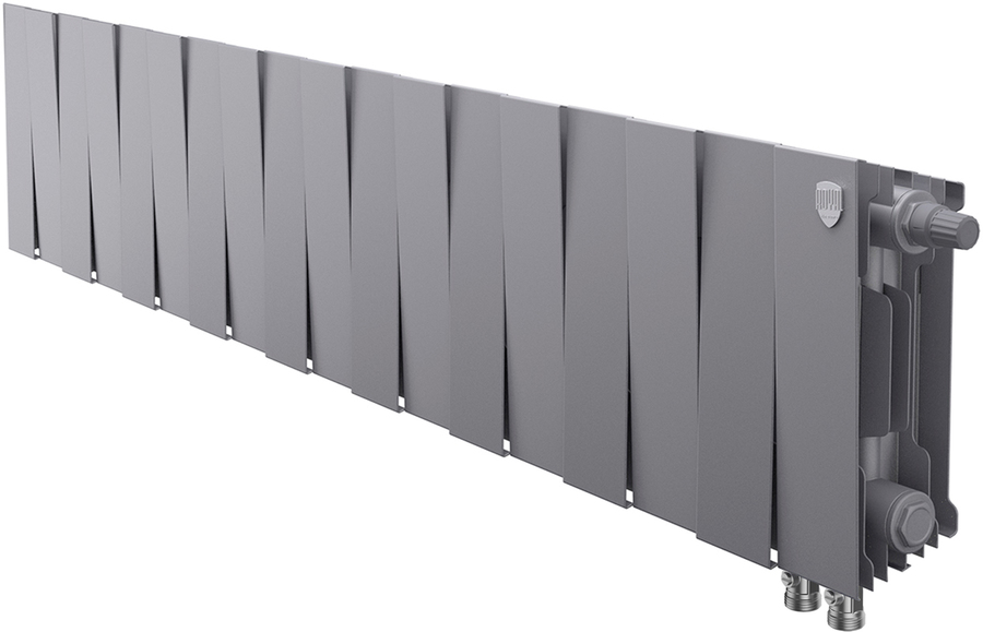 Royal Thermo Pianoforte 200 VD 18 секц. Silver Satin биметаллический радиатор