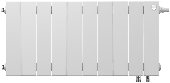 Royal Thermo PianoForte 300 /Bianco Traffico - 10 секц. VDR биметаллический радиатор
