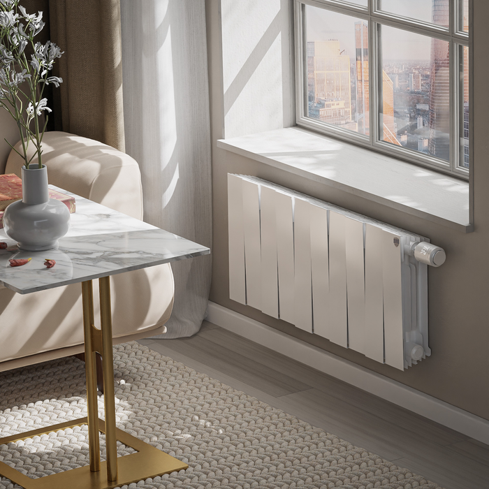 Royal Thermo PianoForte 300 /Bianco Traffico - 8 секц. VDR биметаллический радиатор