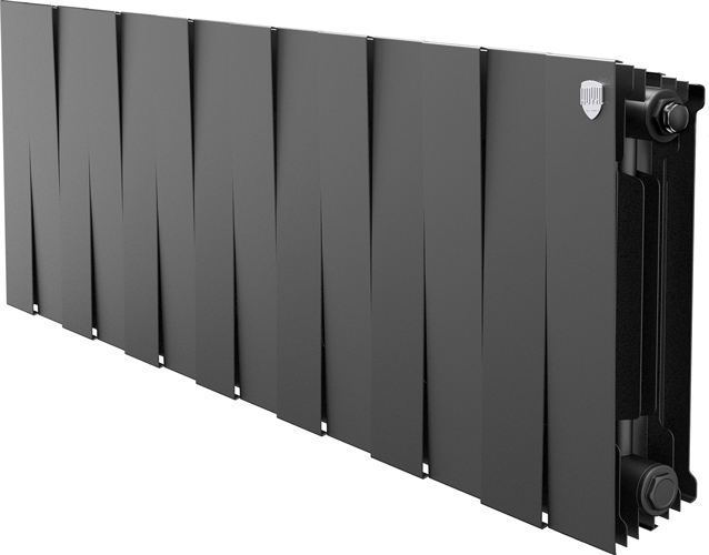 Royal Thermo PianoForte 300 Чёрный - 14 секц. биметаллический радиатор