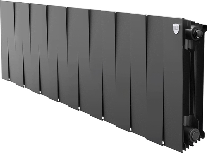 Royal Thermo PianoForte 300 Чёрный - 16 секц. биметаллический радиатор