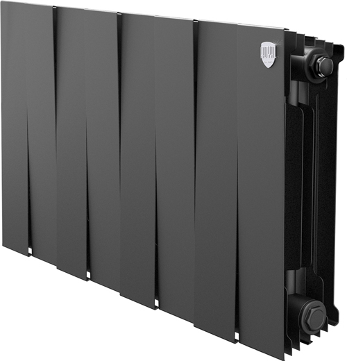 Royal Thermo PianoForte 300 Чёрный - 8 секц. биметаллический радиатор