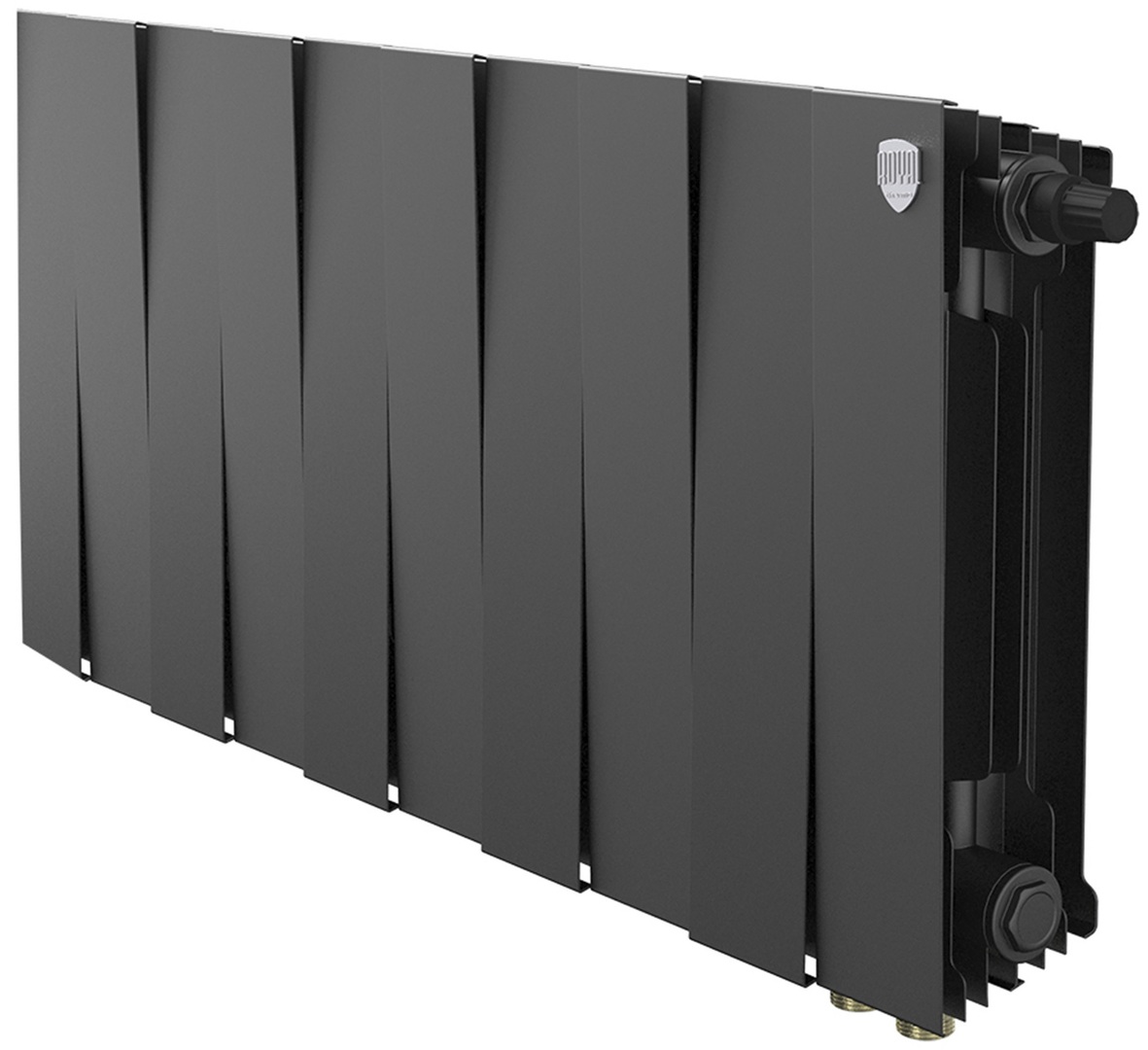 Royal Thermo PianoForte 300 Чёрный VR80 - 10 секц. биметаллический радиатор