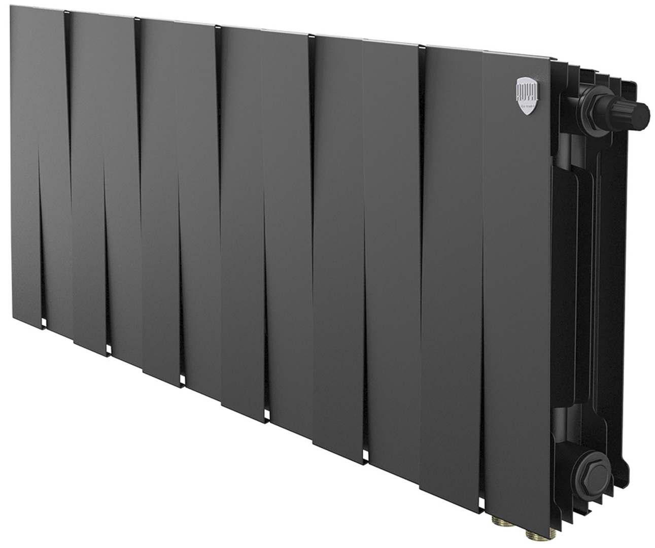 Royal Thermo PianoForte 300 Чёрный VR80 - 12 секц. биметаллический радиатор