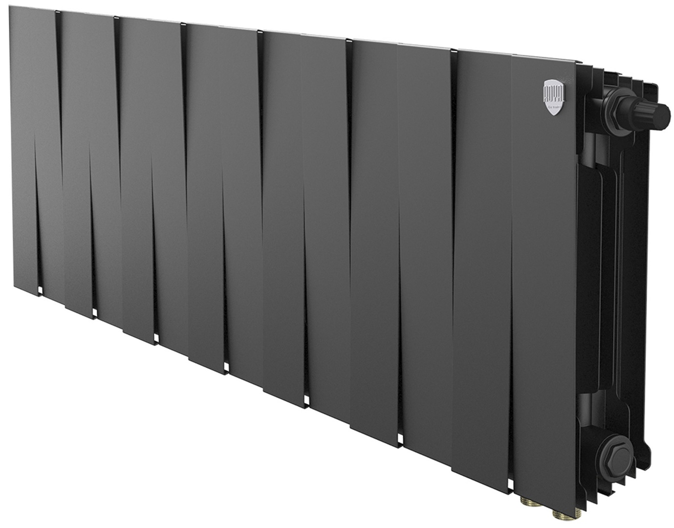 Royal Thermo PianoForte 300 Чёрный VR80 - 14 секц. биметаллический радиатор